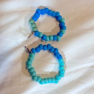 Teal and blue kids bracelets | twin style |